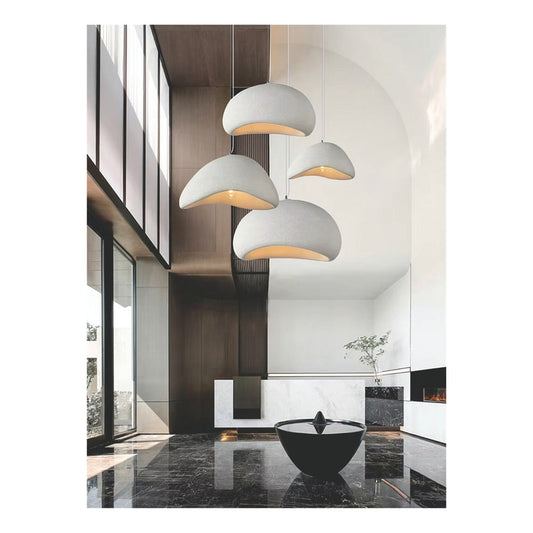 Lampara Techo Nordica Diseño Wabi Sabi Decoracion Moderna