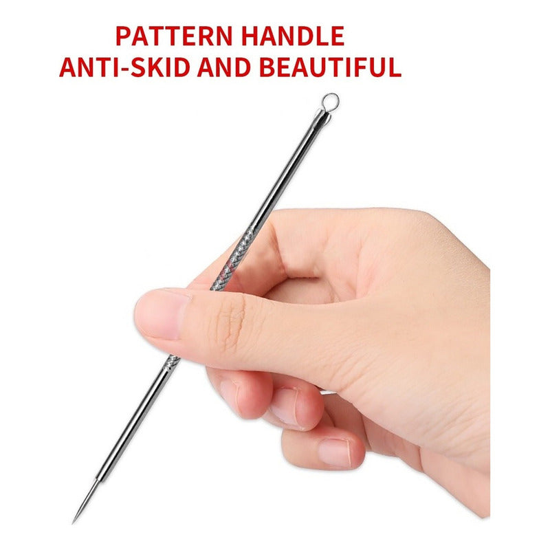 Kit Sacacomedones Remover Espinillas Y Puntos Negros 4 Pzas