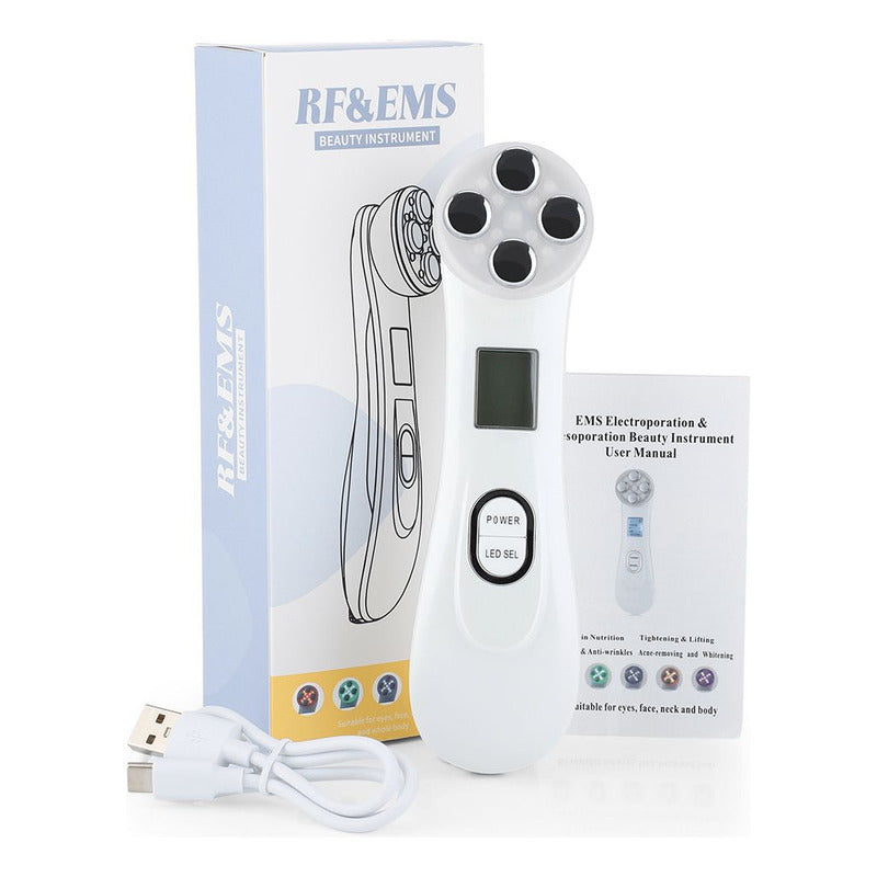 Máquina Facial Ems+ Reafirmante+led +electroporador Arrugas