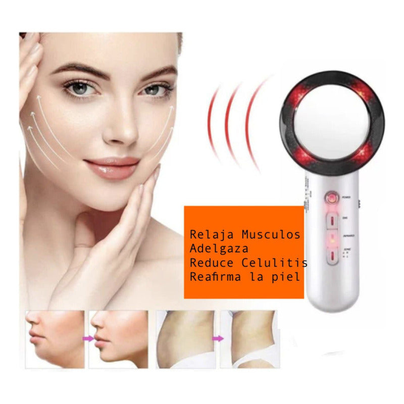 Kit Mini Hifu Rf + Dispositivo 6en1 Ultrasonic Corporal+gel