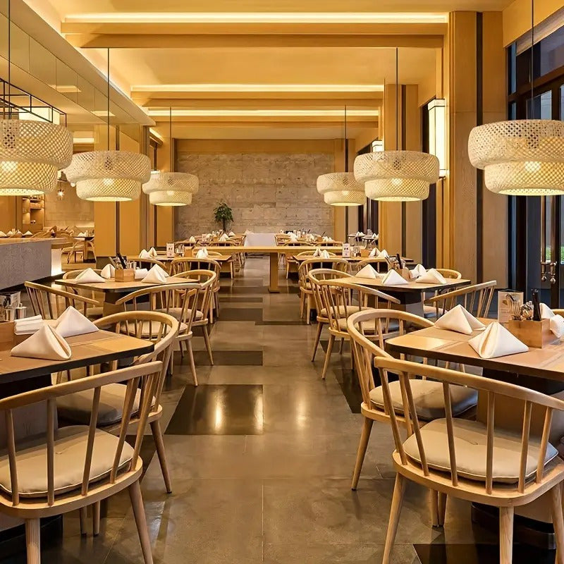 Lampara Colgante Techo Pantalla Araña Boho Decoración Negro