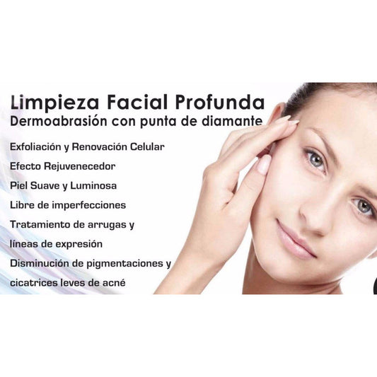 Set Puntas Diamante Microdermoabrasion Spa Exfoliar 9pz Todo Tipo De Piel