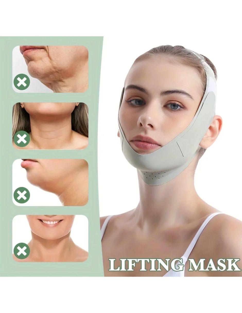 Masajeador Facial 4 En 1 Limpia Antiedad Lifting+faja Papada Todo Tipo De Piel Día/noche