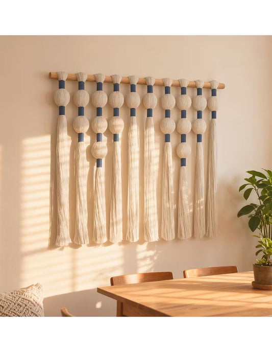 Tapiz Artesanal Bohemio Colgante Macrame Decoración Bohochic