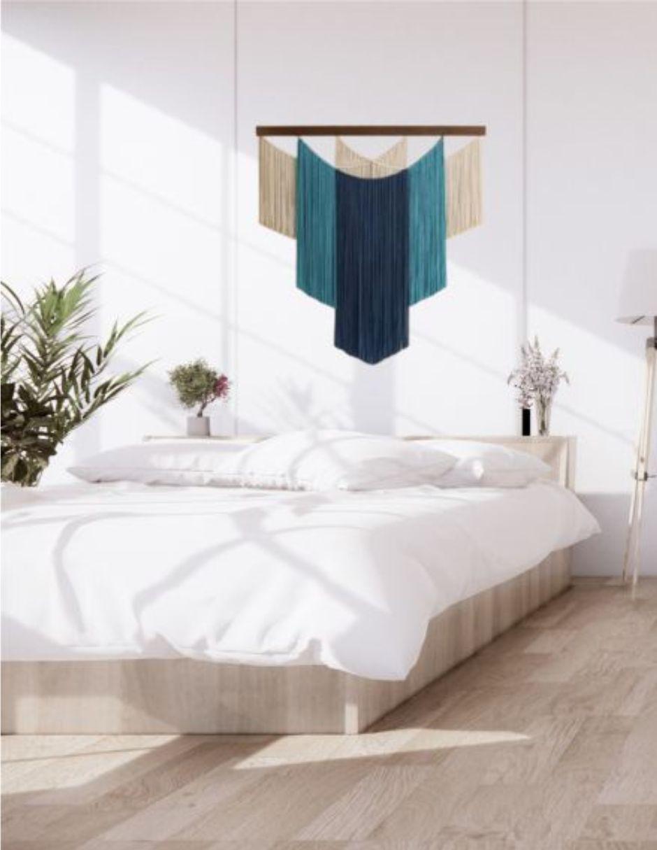 Tapiz Colgante Adorno Macrame Tejido Tulum Decor