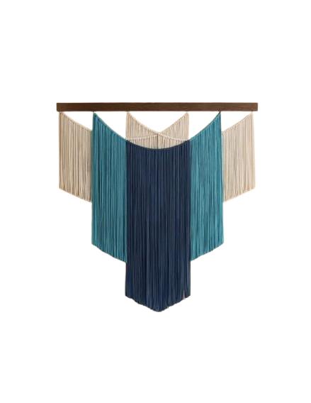 Tapiz Colgante Adorno Macrame Tejido Tulum Decor