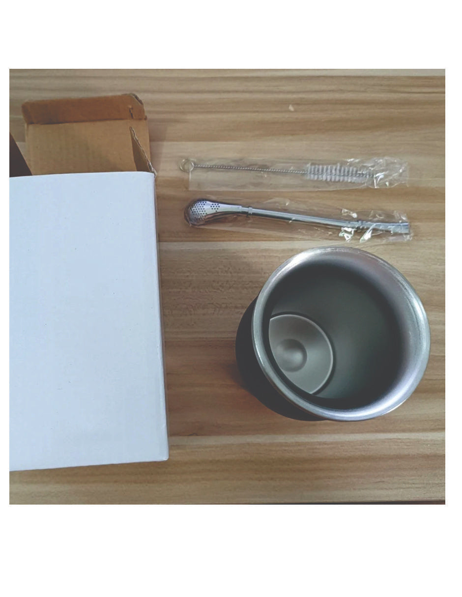 Vaso Matero Con Aislamiento Para Yerba Mate, Te, Tisanas