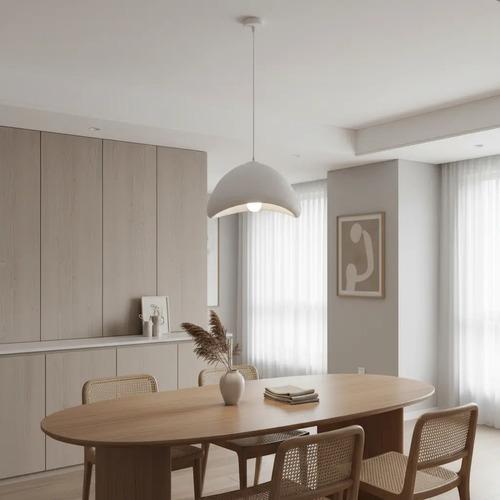 Lampara Techo Nordica Diseño Wabi Sabi  Decoracion Moderna