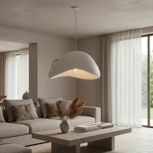 Lampara Techo Nordica Diseño Wabi Sabi  Decoracion Moderna