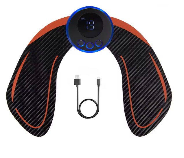 Electro Estimulador Muscular Abdomen + Gluteos 2 En 1 Ems