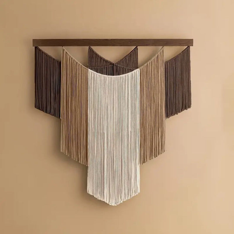 Tapiz Colgante Adorno Macrame Tejido Tulum Decor