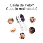 Crecimiento De Cabello Peine Láser Caida Cepillo Masajeador Blanco