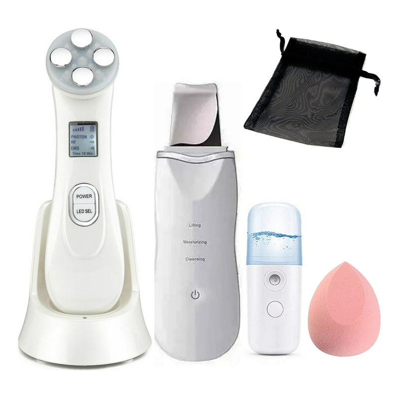 Skin Scrubber+vapor+radiofrecuencia Kit Facial Envio Gratis