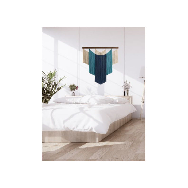 Tapiz Colgante Adorno Macrame Tejido Tulum Decor