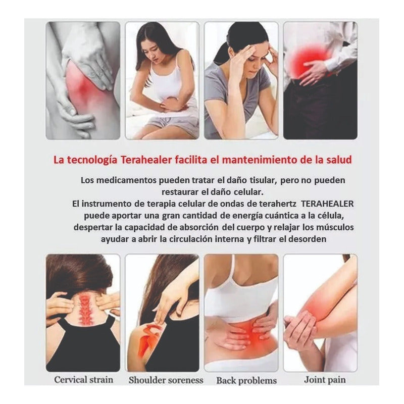 Iteracare Terahealer Terahertz Antienvejecimiento Dolor  Rojo