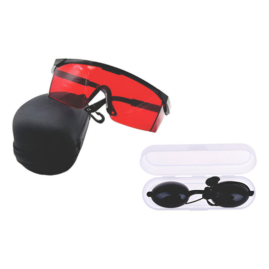Lentes De Proteccion Ipl, Laser, Yag ,shr + Googles Rojo