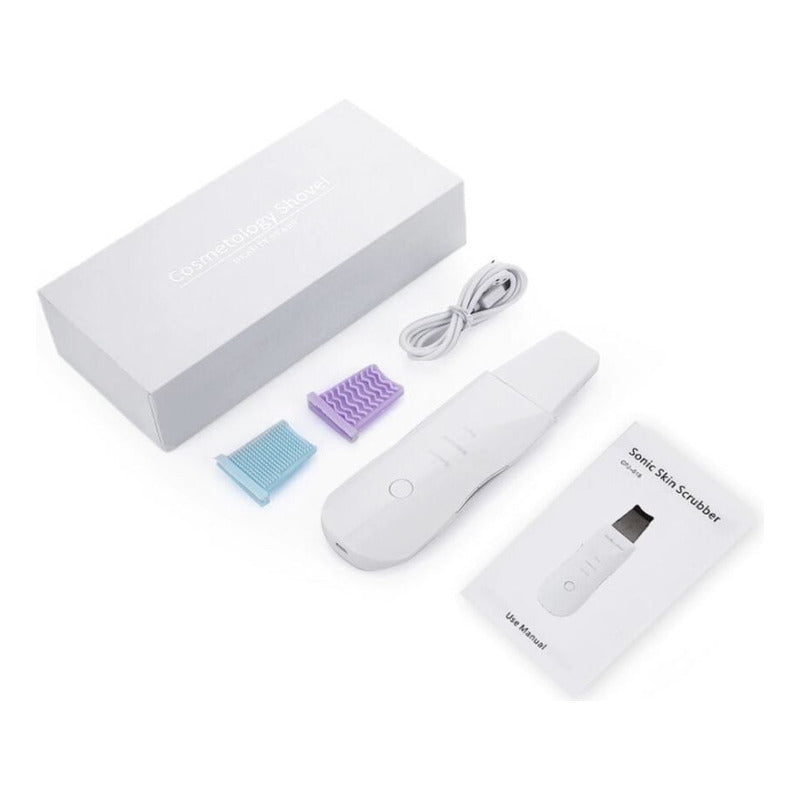 Limpiador Facial Skin Scrubber+sacacomedones Skin Care Acne Blanco