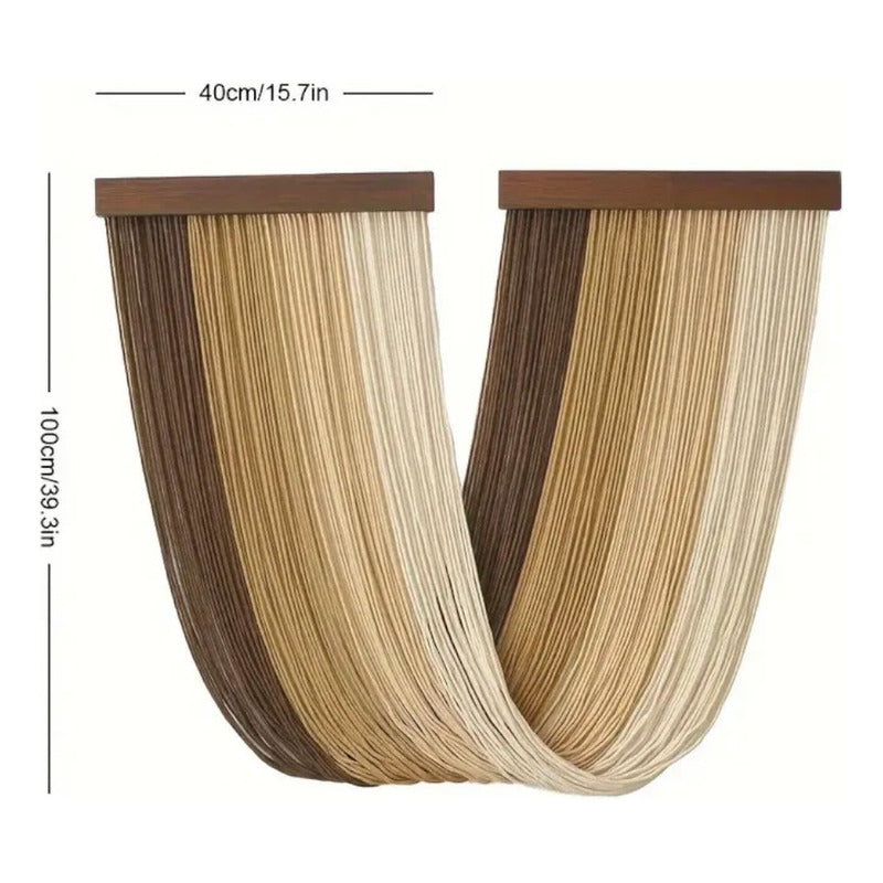 Decoración Colgante Tapiz Macramé Tulum Boho Adorno