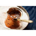 Cafetera Kit Cafe+ Pocillo + Taza Turca Arabe De Turquia Cobre