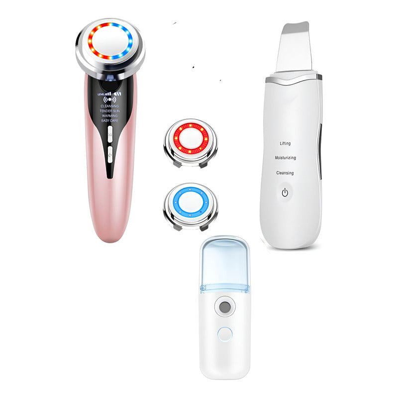 Maquina Belleza 6 En 1 Rf+ Ems+led+ultras  Mas Skin Scrubber