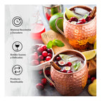 Tazas Vasos Moscow Cobre 4 Pzas Envio Gratis Cobre Vintage
