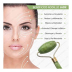 Masajeador Reductor De Papada Cuello Gratis Rodillo Jade