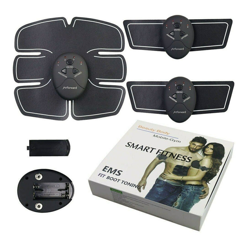 Electro Estimulador Muscular Abdomen + Gluteos 2 En 1 Ems
