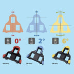 Abrazadera Pedal Bicicleta Cleat Clip Spd Calas Sh11