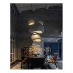 Lampara Nordica Diseño Wabi Sabi Decoración Pantalla 50cm Blanco