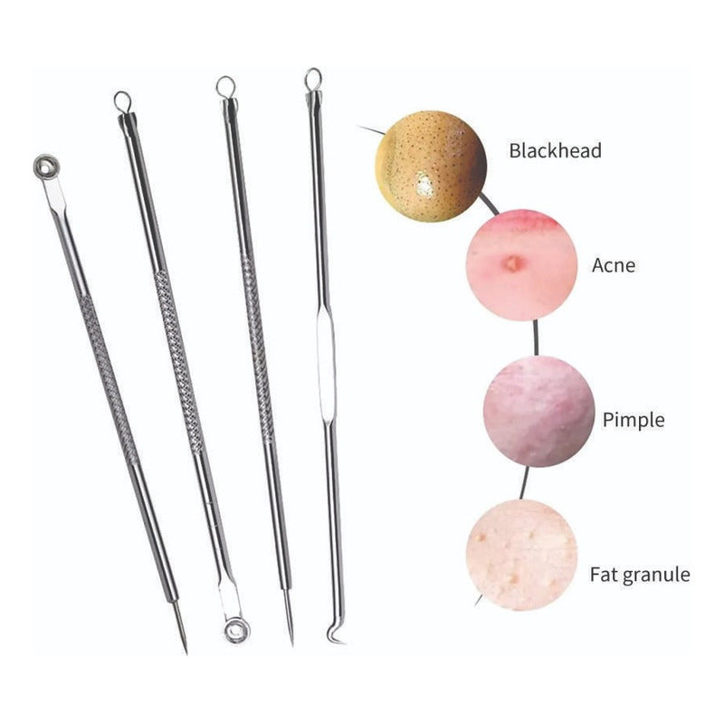 Limpiador Facial Skin Scrubber+sacacomedones Skin Care Acne Blanco