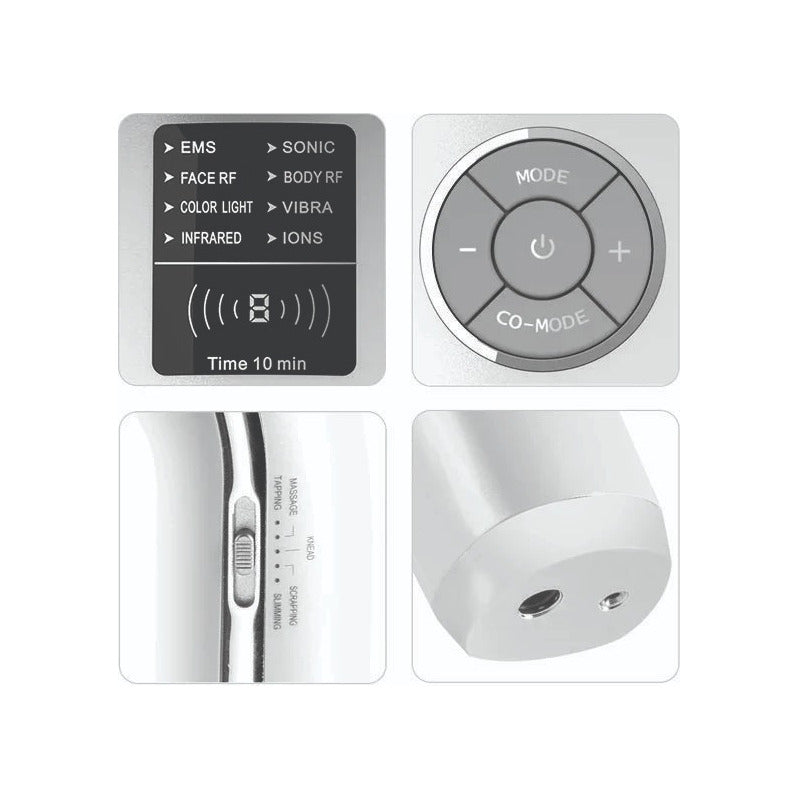 Galvanica 8  En 1 Ultrasonico Fotones Ems Teens Cavitador