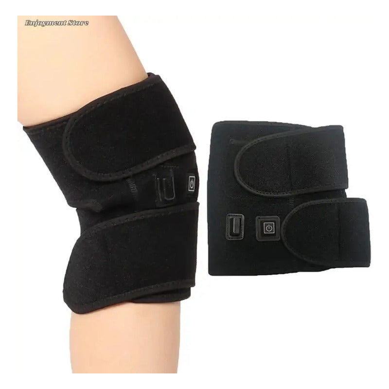 2 Rodillera Alivia Dolor Calienta 2x1 Ajustabl Negr Unitalla Negro Unitalla