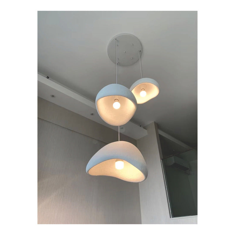 Lampara Techo Nordica Diseño Wabi Sabi  Decoracion Moderna