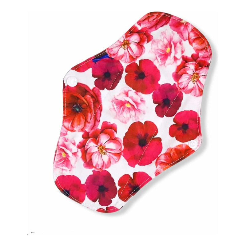 Toallas Sanitarias Ecológicas Bambu  Nocturna 2 Pzas   Floral Large