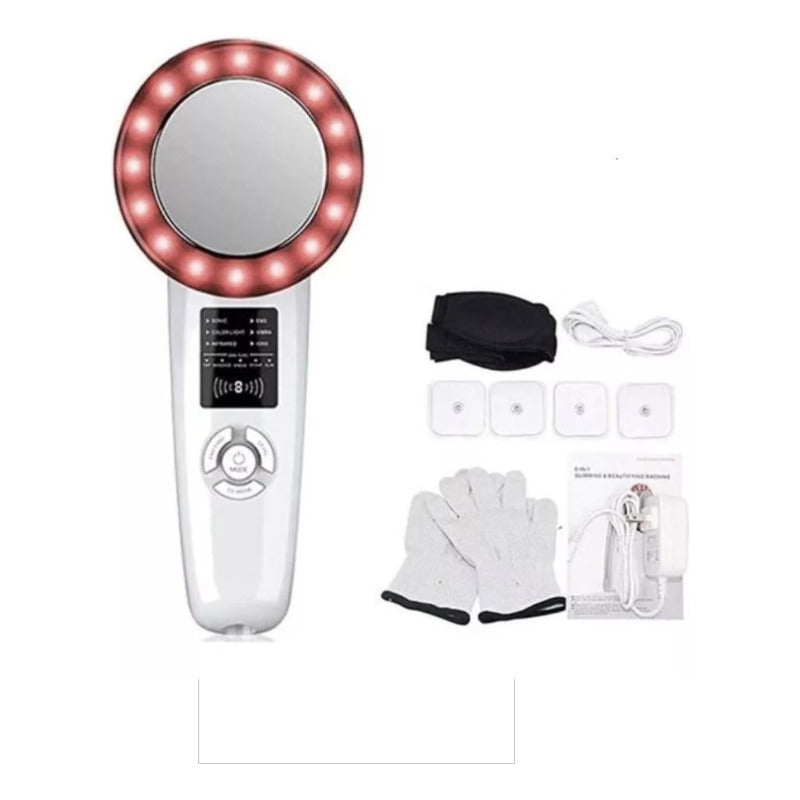 Cavitacion 6 En 1 Ultrasonic Galvanica Ems Led + Gel