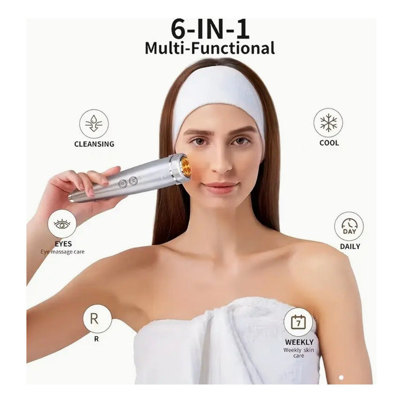 Rejuvenecimiento Facial Antiarrugas Lifting Rf Ems Led 4 En1