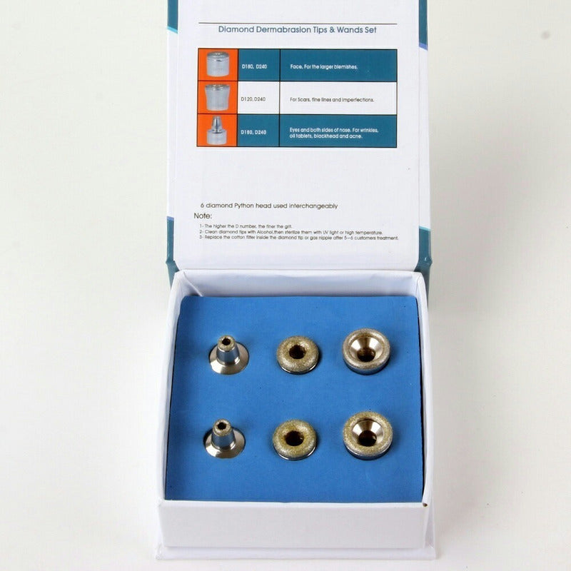 Microdermoabrasión Puntas Exfoliación Repuesto Paquete Con 6