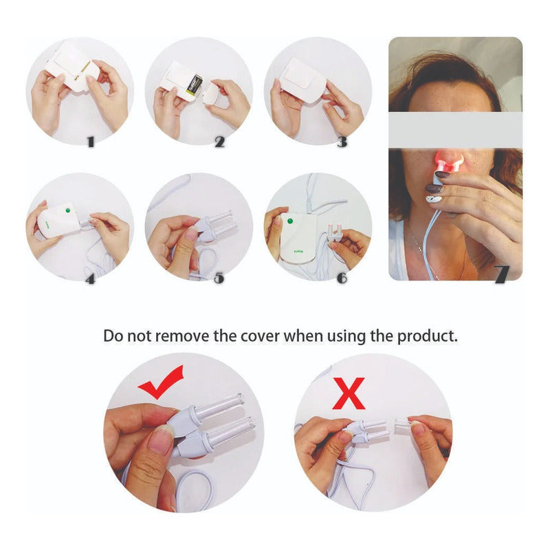 Laser  Terapia Rinitis Alergias Adulto/niño+repuesto Gratis