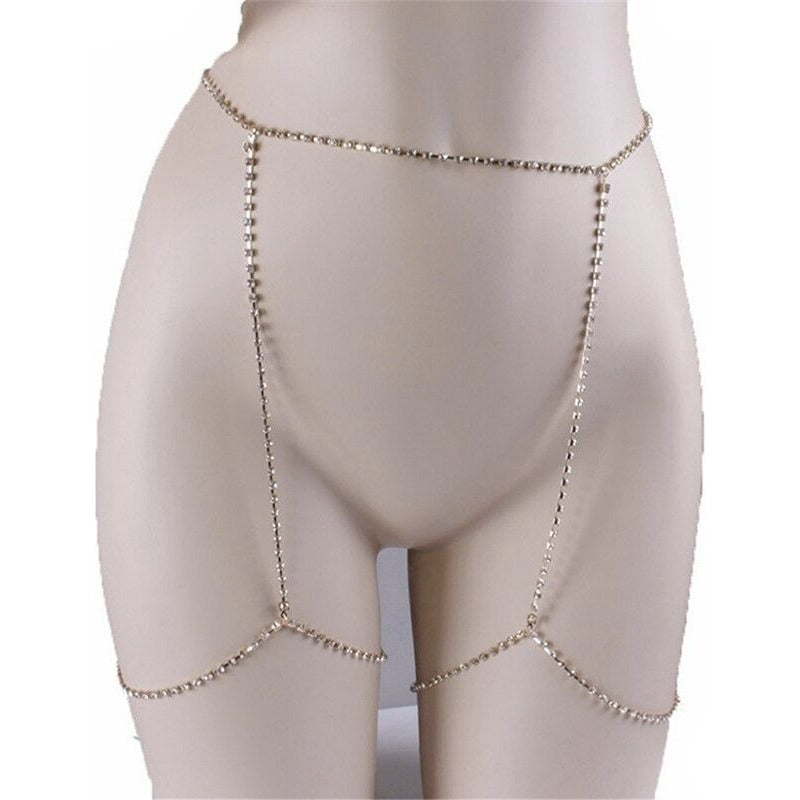 Body Chain/ Cadena Pierna Muslo Caderasexy Joyeria De Cuerpo