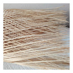 Lampara Pantalla Artesanal Tejida Tulum Boho Bambú Decor Marrón