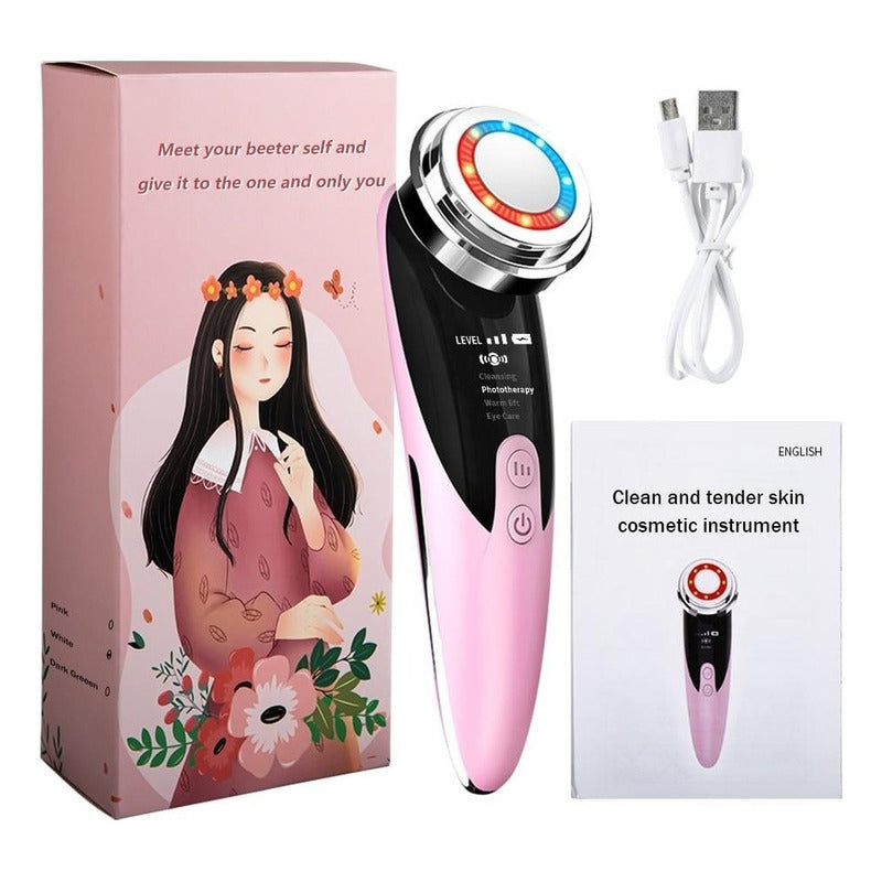 Maquina Belleza 6 En 1 Rf+ Ems+led+ultras  Mas Skin Scrubber