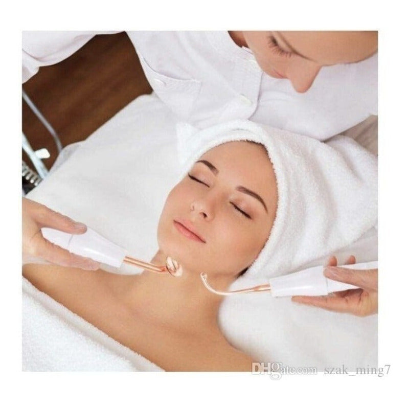 Alta Frecuencia Portátil Con Peine Ozono Facial Alopecia Blanco