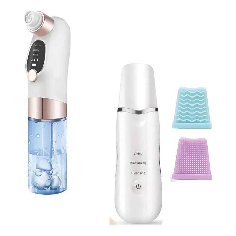 Hidrafacial Hidrodermobrasion+ Skin Scrubber Limpieza Facial Todo Tipo De Piel Día/noche