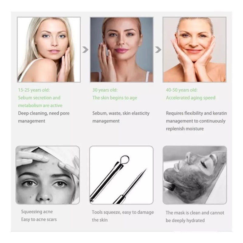 Limpiador Hidrafacial Hidrodermoabrasion Poros Puntos Negros