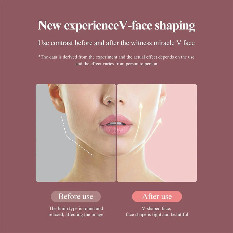 Masajeador Facial Led Lifting Eleva Facial Adelgaza Papada Todo Tipo De Piel Día/noche