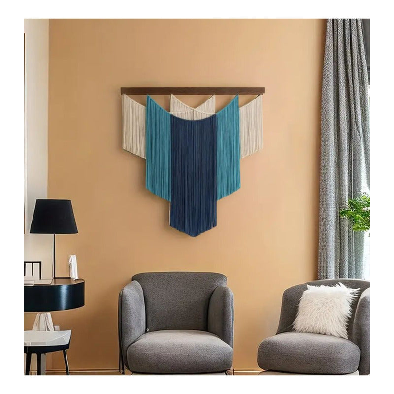 Tapiz Colgante Adorno Macrame Tejido Tulum Decor