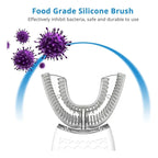 Cepillo De Dientes Ultrasonico Adulto Forma U 360 Grados Blanco