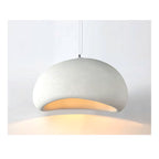 Lampara Techo Nordica Diseño Wabi Sabi  Decoracion Moderna Blanco