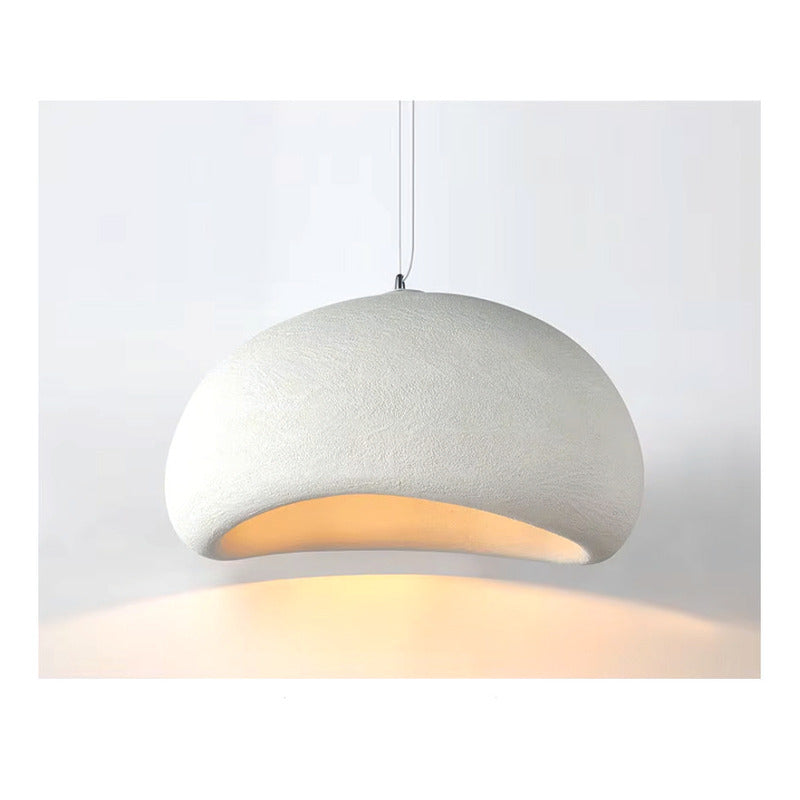 Lampara Techo Nordica Diseño Wabi Sabi  Decoracion Moderna Blanco