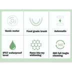 Cepillo De Dientes Ultrasonico Adulto Forma U 360+repuesto